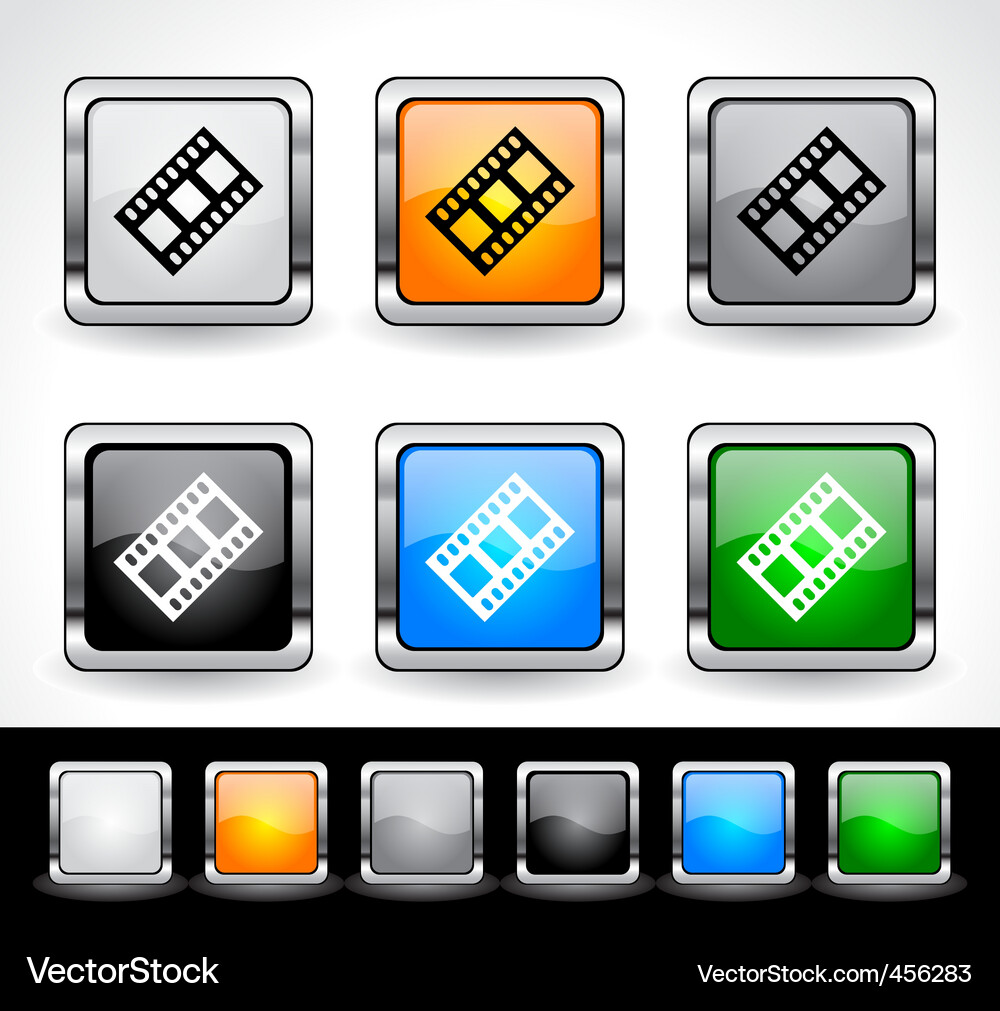 Web-Design-Tasten Vektorbild