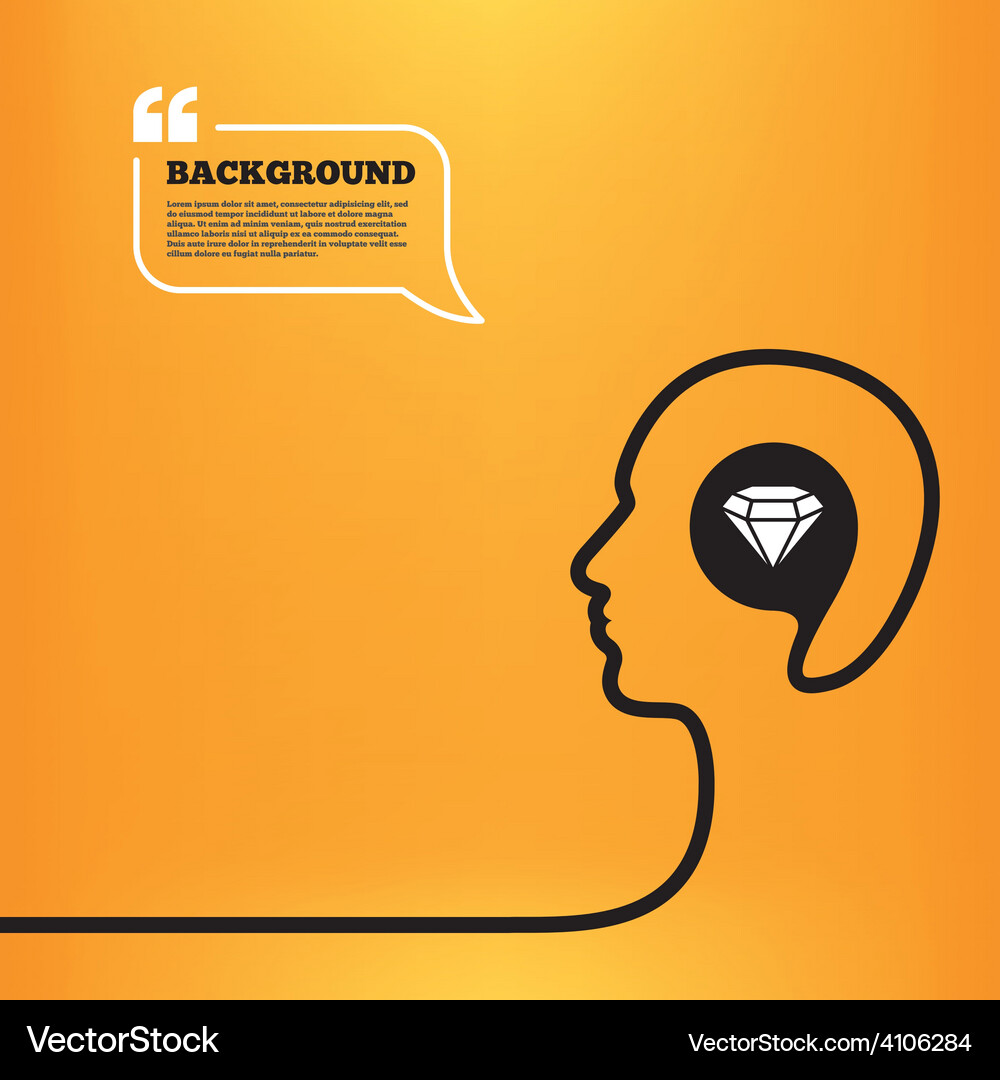 Diamond sign icon jewelry symbol gem stone Vector Image