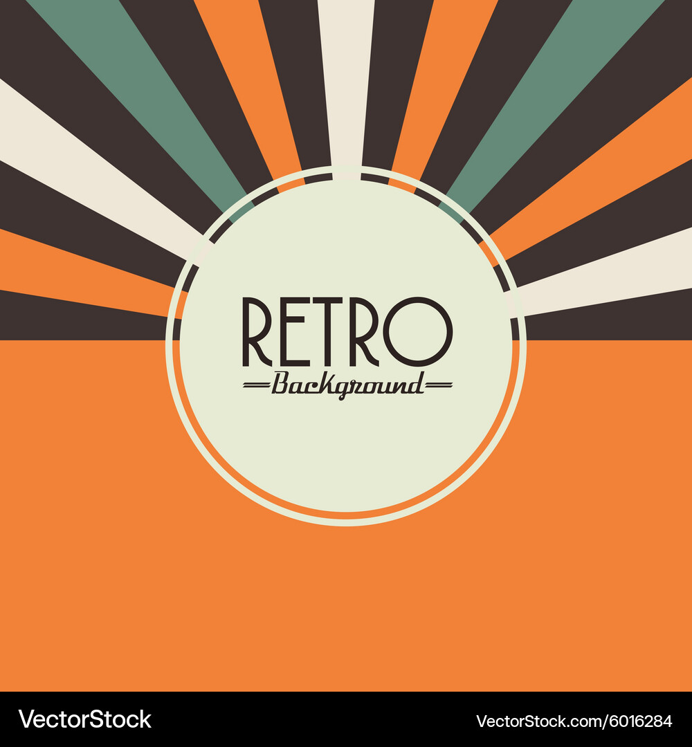 Retro Pattern Background Vector Image