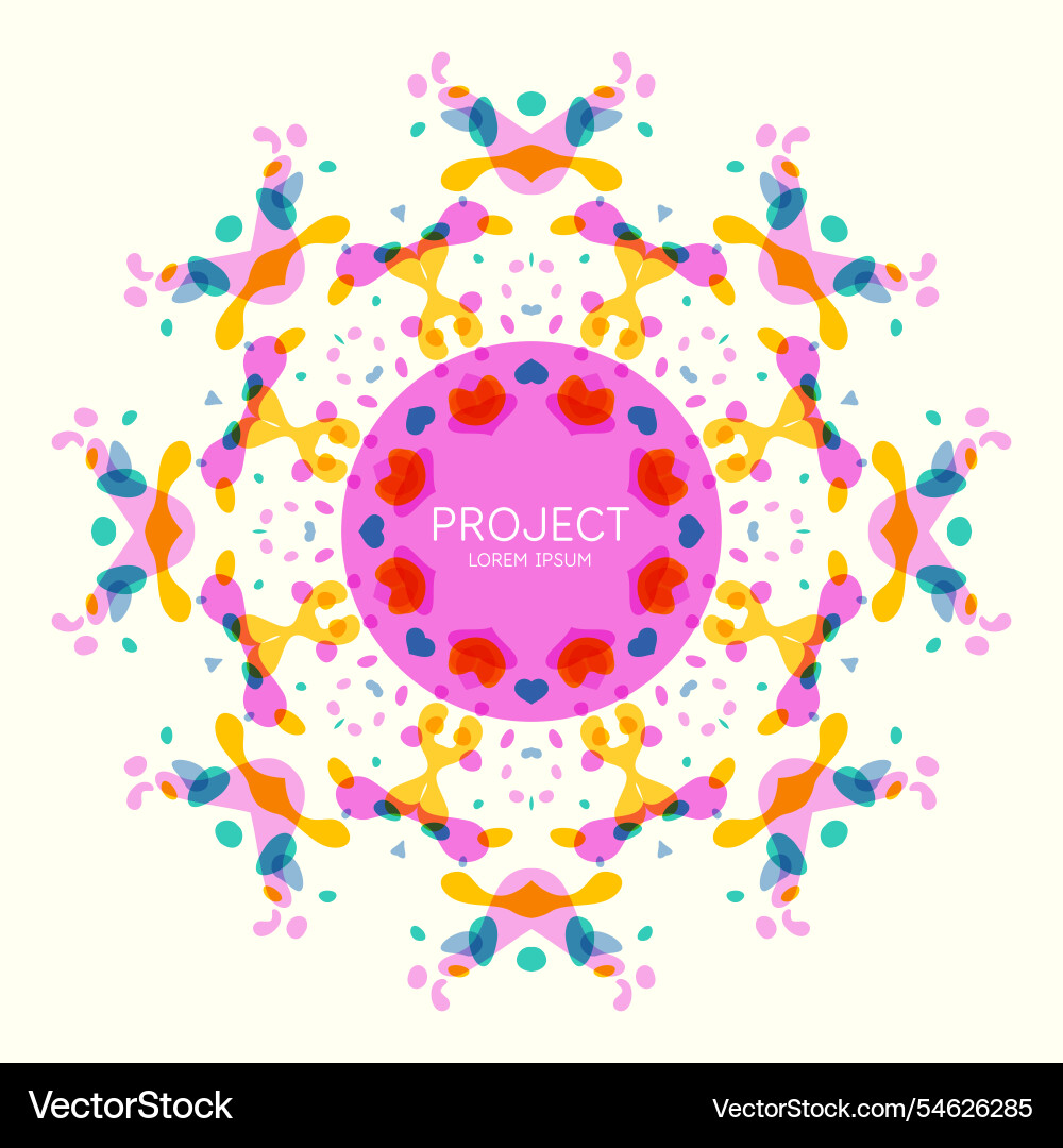 Abstract background in a modern trendy style vector image
