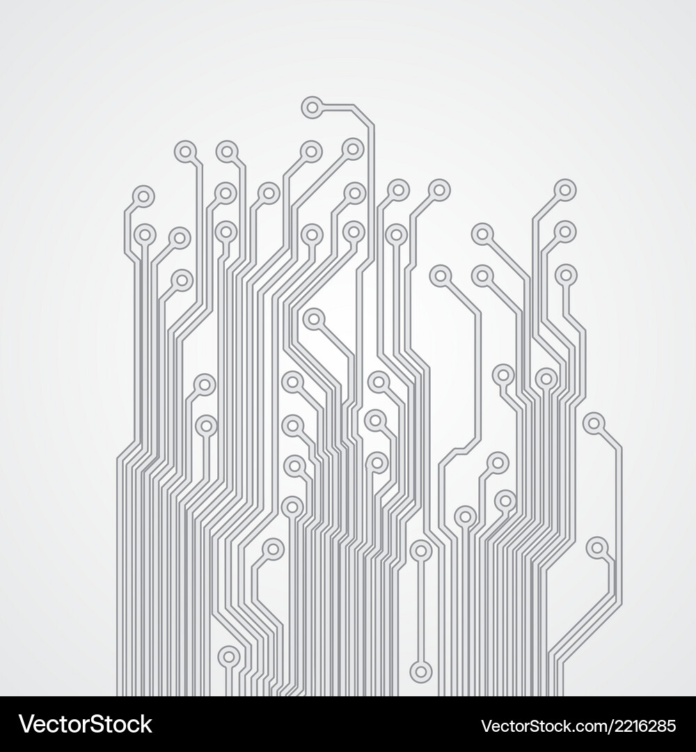 Abstract Circuit Board Background Vector Image