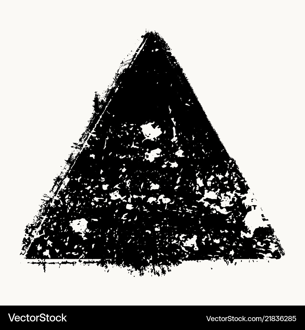 Grunge Triangle Texture Overlay vector image