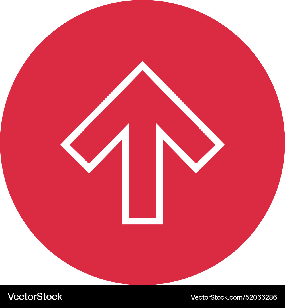 Upload outline icon symbol image Vector Image
