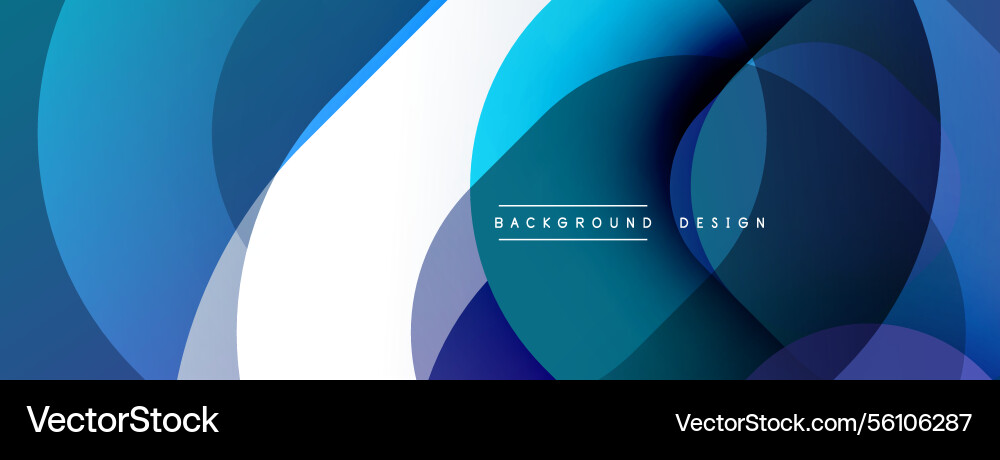 Circular abstract design with overlapping Circular abstract design with overlapping vector image