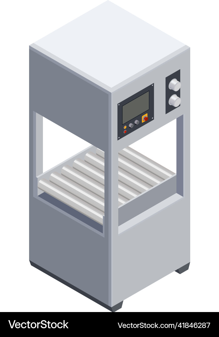 Industrial Machinery Cabinet Royalty Free Vector Image