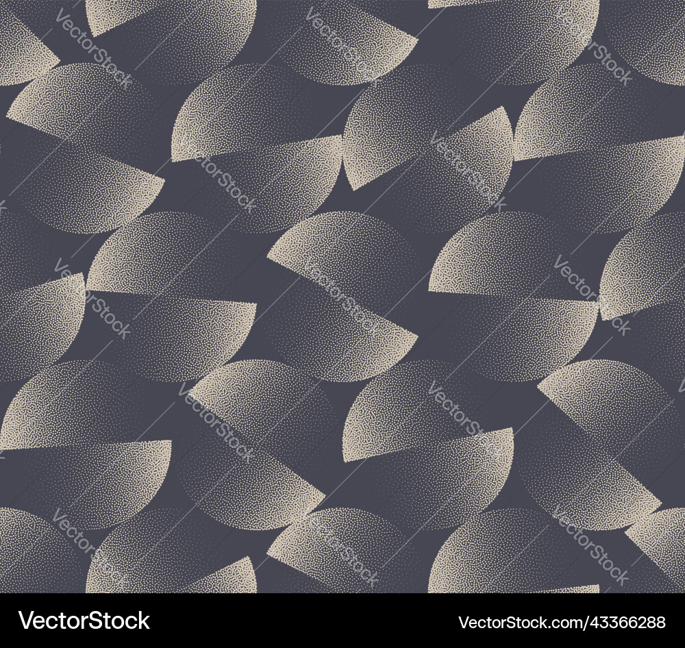 Different shifted circles seamless pattern unique vector image