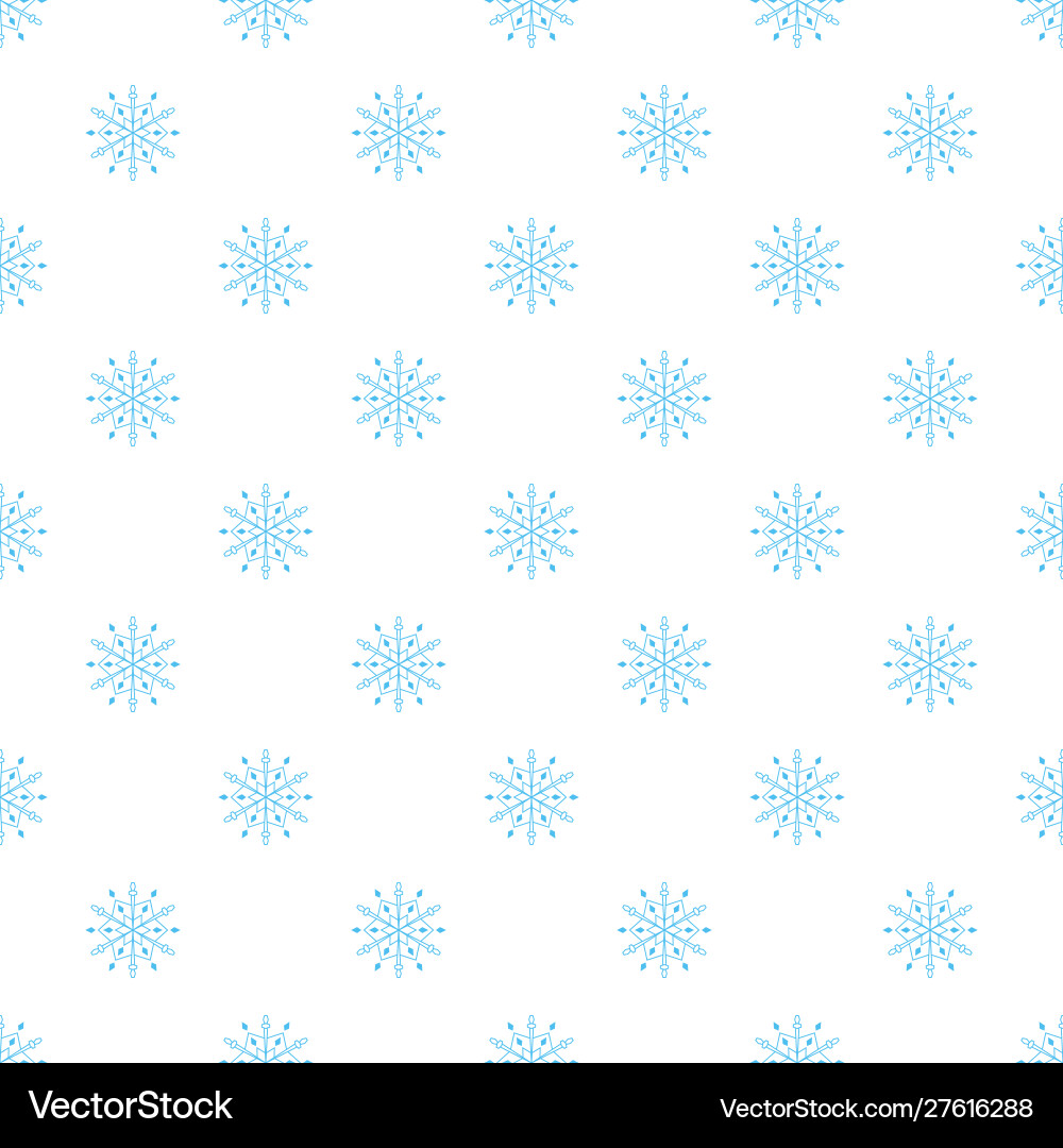 Seamless pattern with snowflakes Seamless pattern with snowflakes vector image
