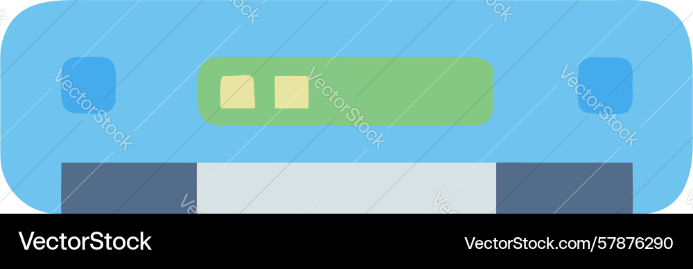 Generic rectangular device or component icon Vector Image