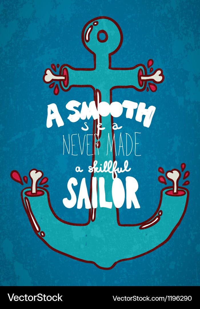 Retro Typografie Poster Vektorbild