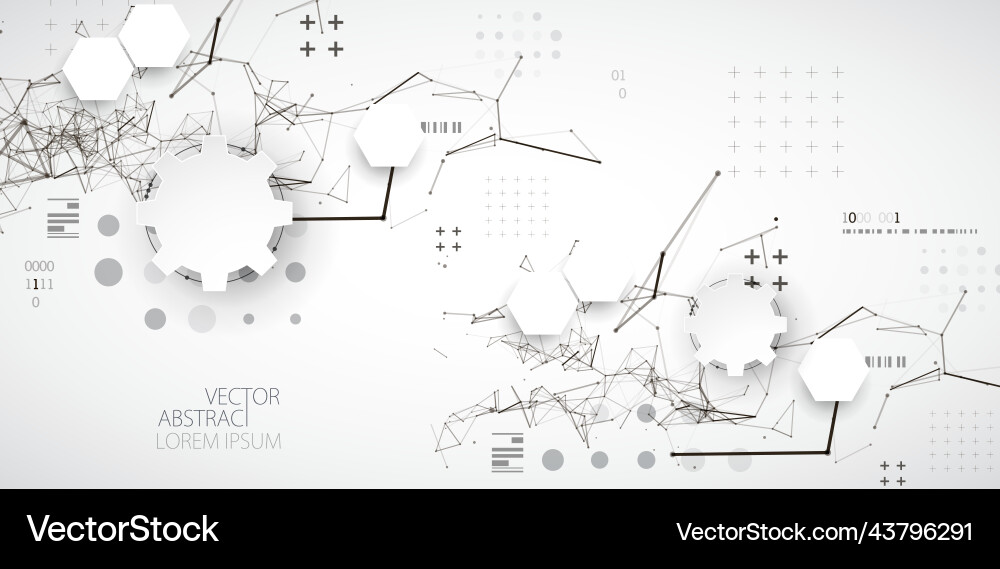 Abstract background on technological Abstract background on technological vector image