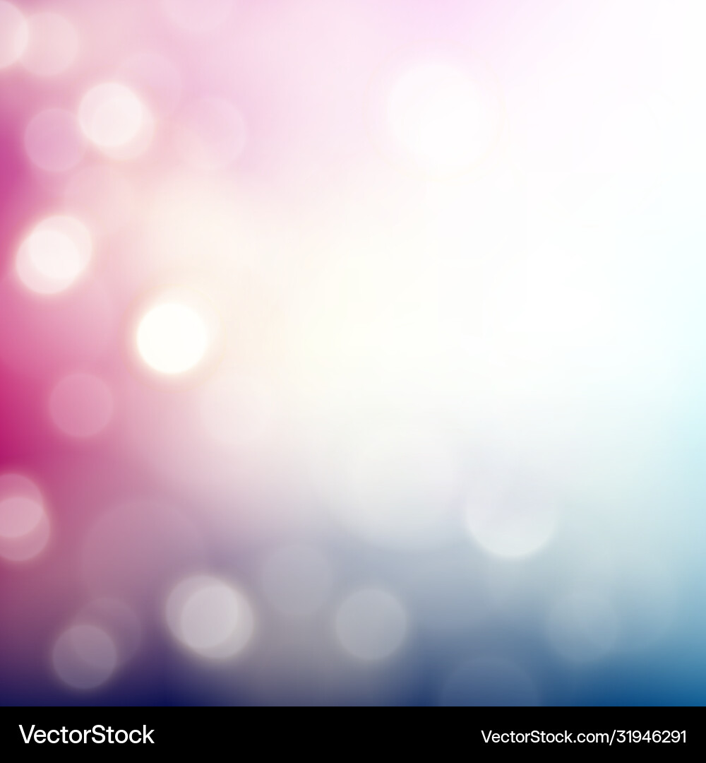 Colorful background with defocused lights vector image