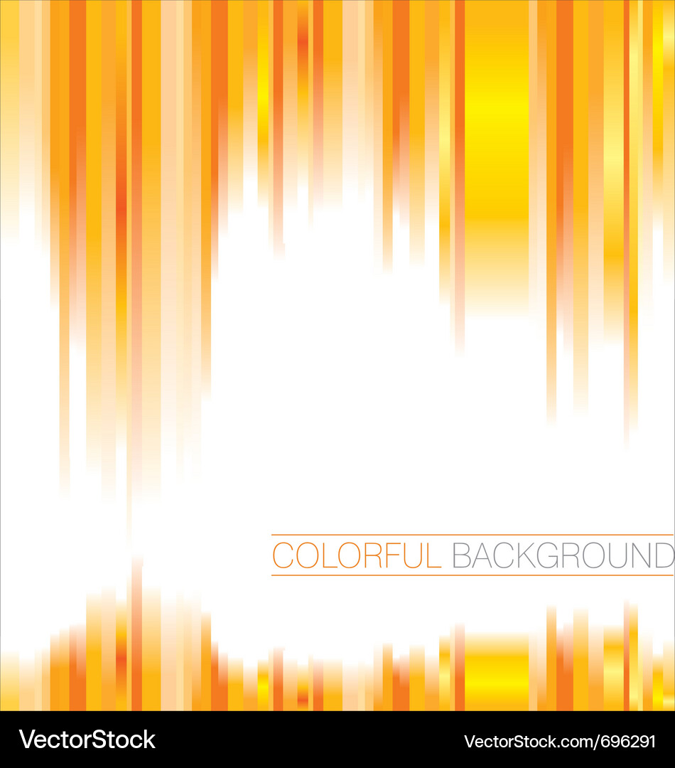 Dynamic Orange Abstract Background Vector Image