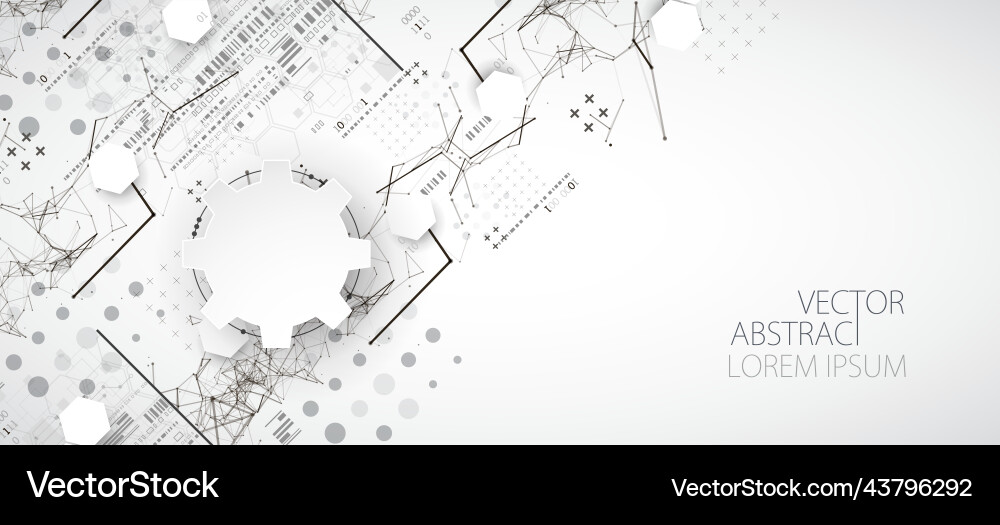 Abstract background on technological Abstract background on technological vector image