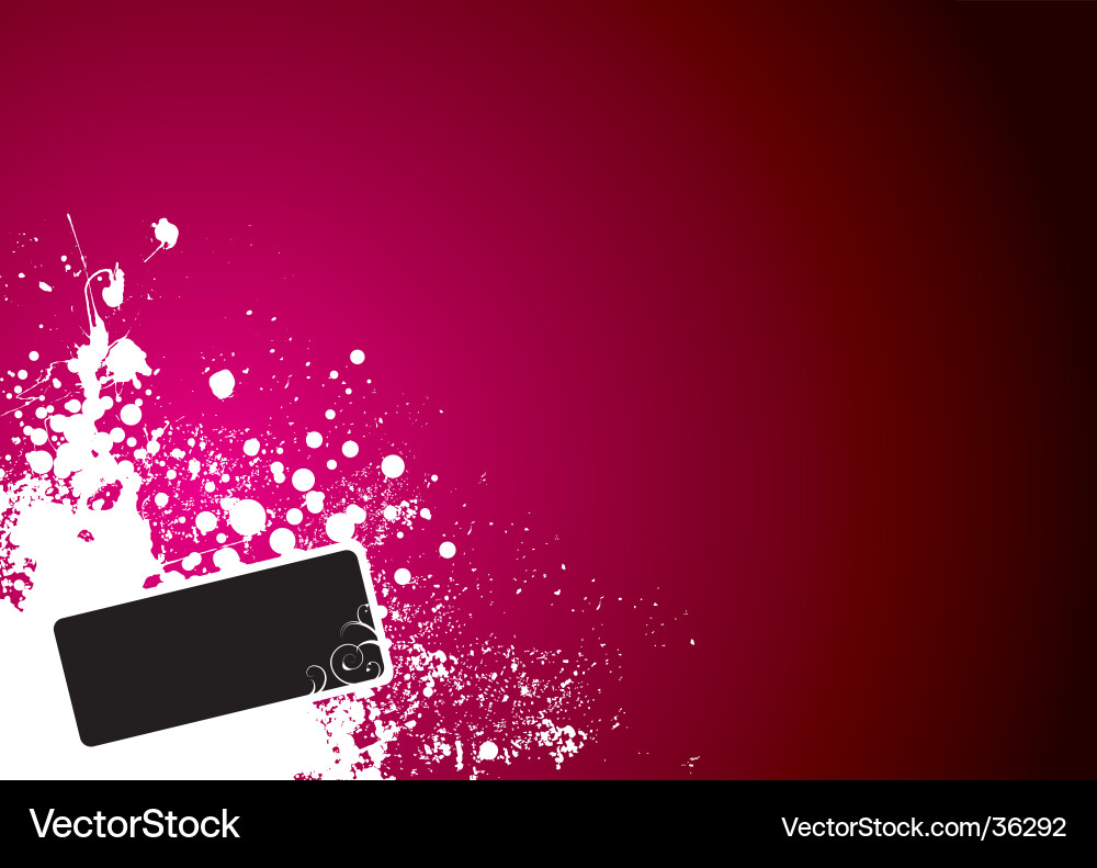 Crimson corner Vector Image