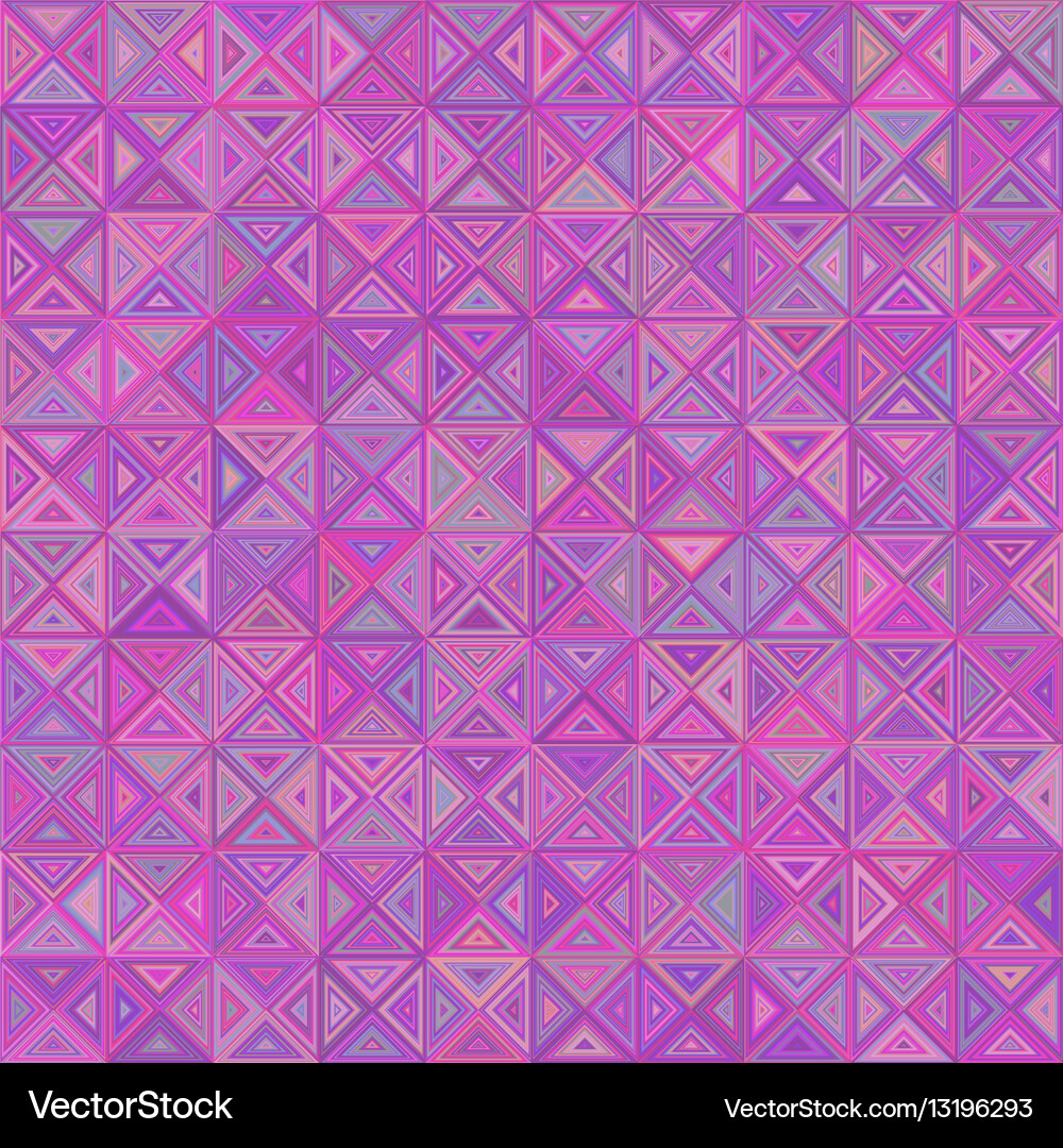 Abstract triangle mosaic background design Vector Image