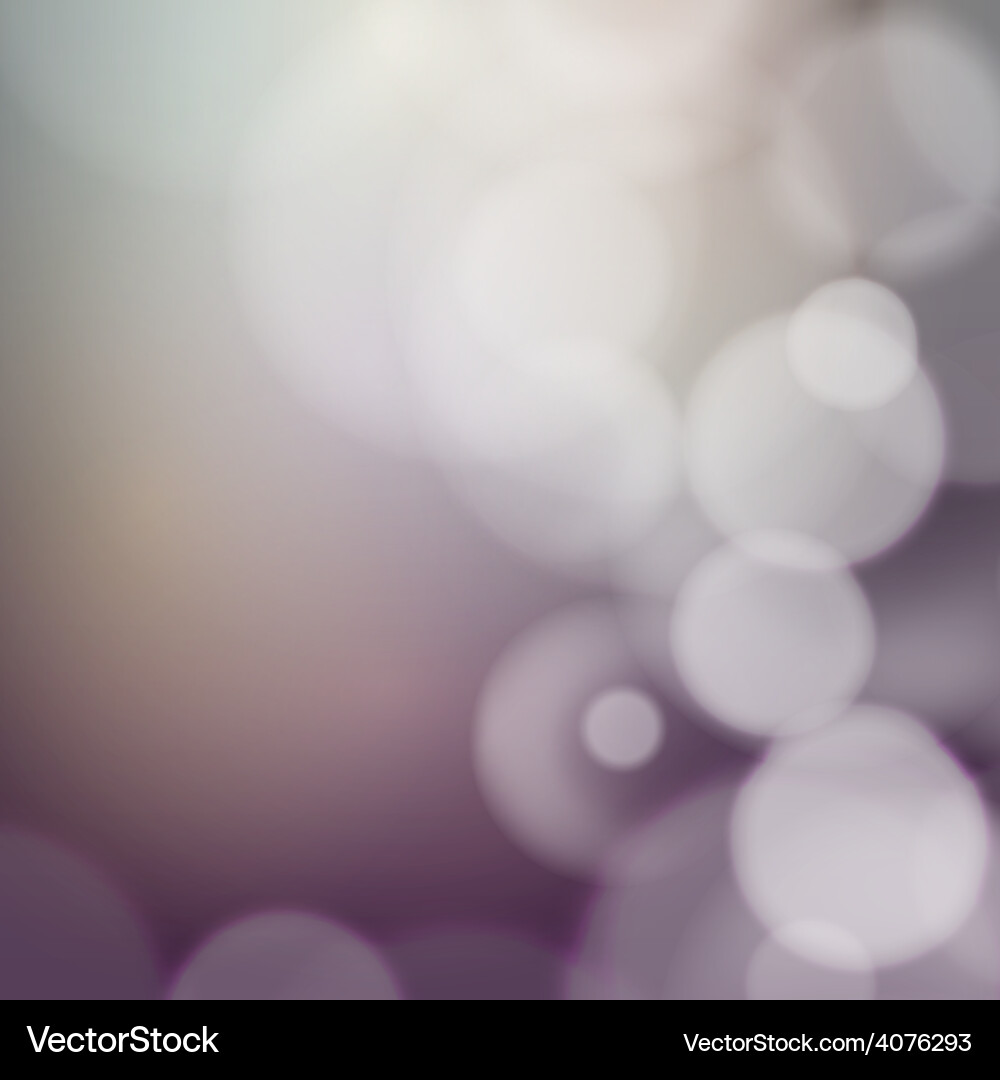 Blurry background with bokeh effect abstract Vector Image
