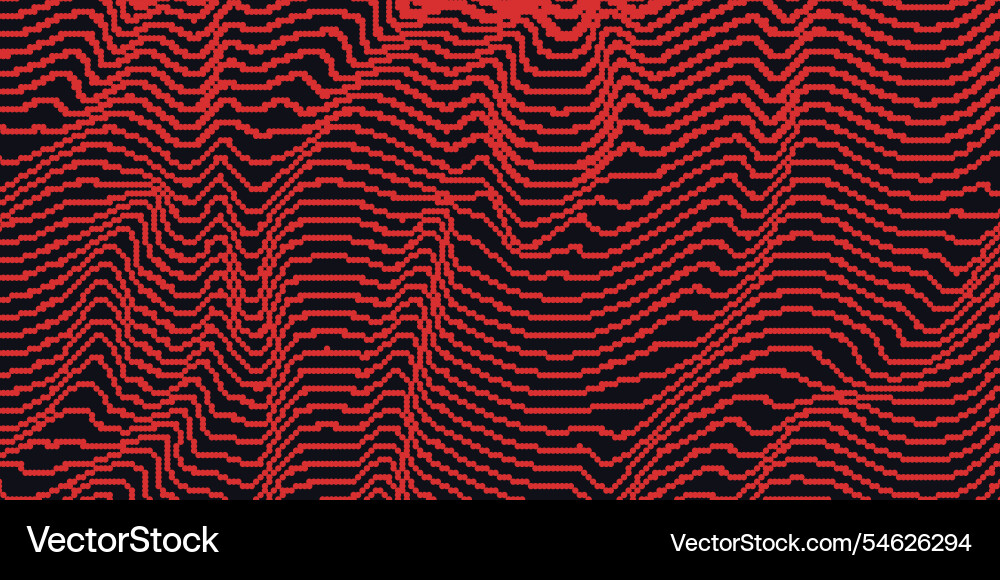 Abstract background with red wavy lines Abstract background with red wavy lines vector image