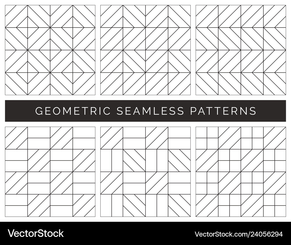 Abstract Geometric Patterns Vector Image