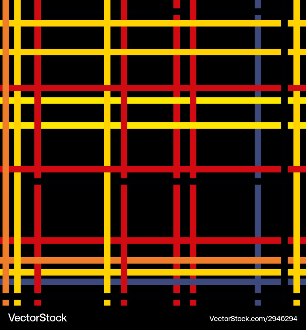 Cubist Grid Pattern Vector Image