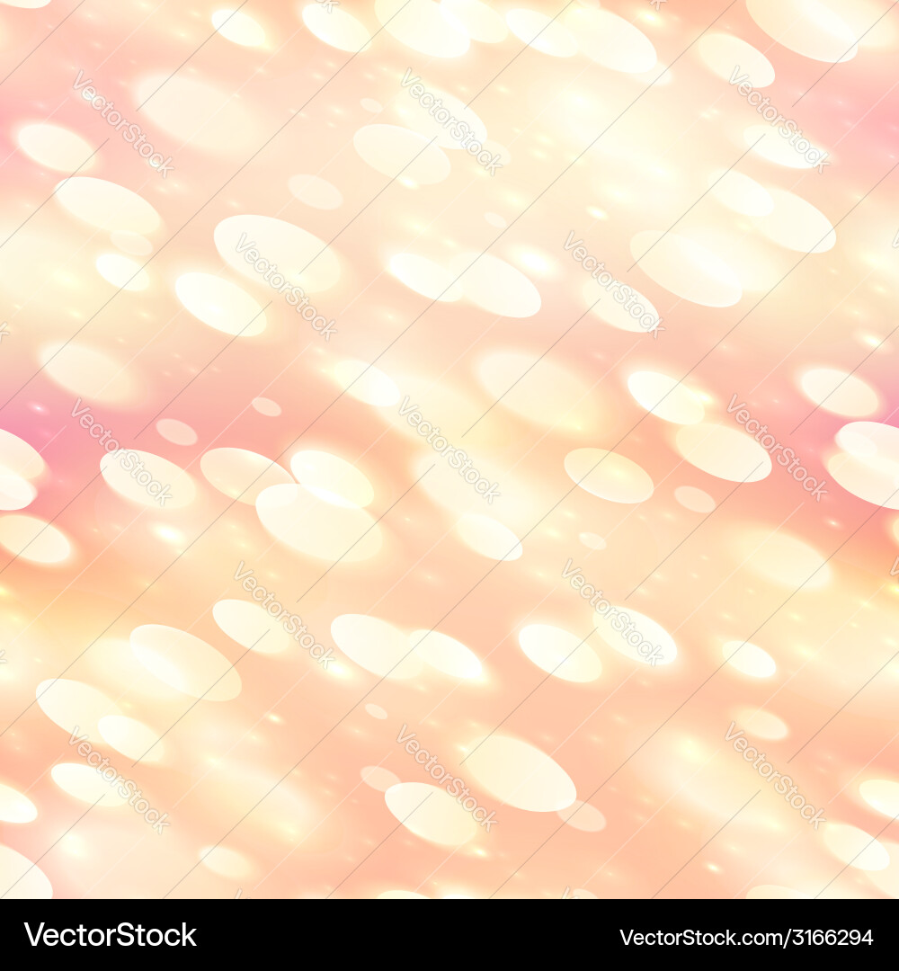 Pink bokeh light motion effect seamless pattern vector image
