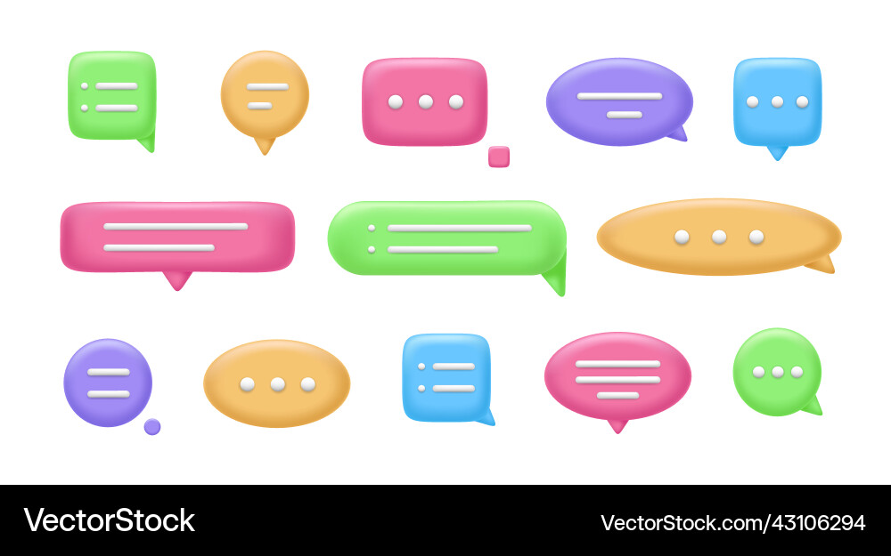 Ui dialoguing bubbles Ui dialoguing bubbles Vector Image