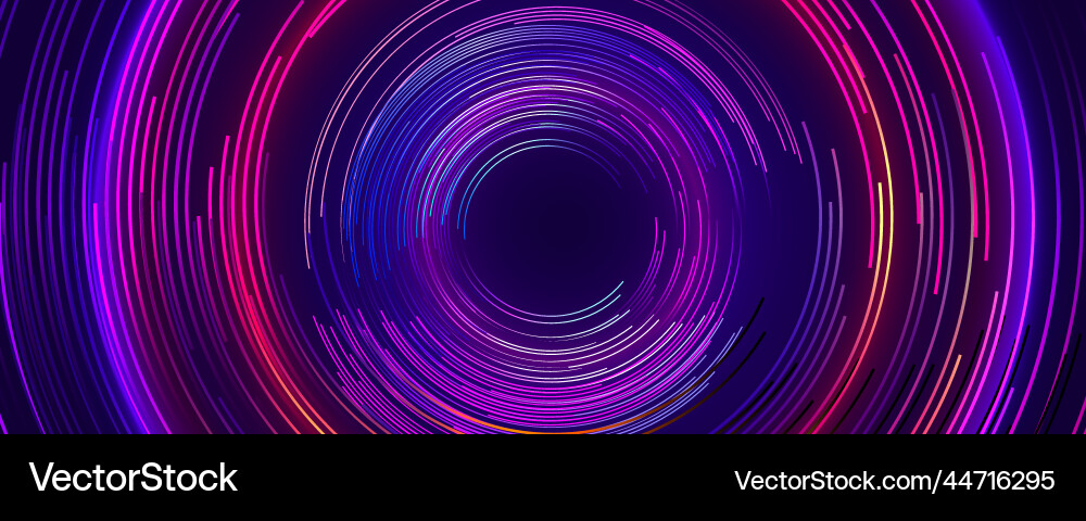 Dynamic Circular Motion vector image