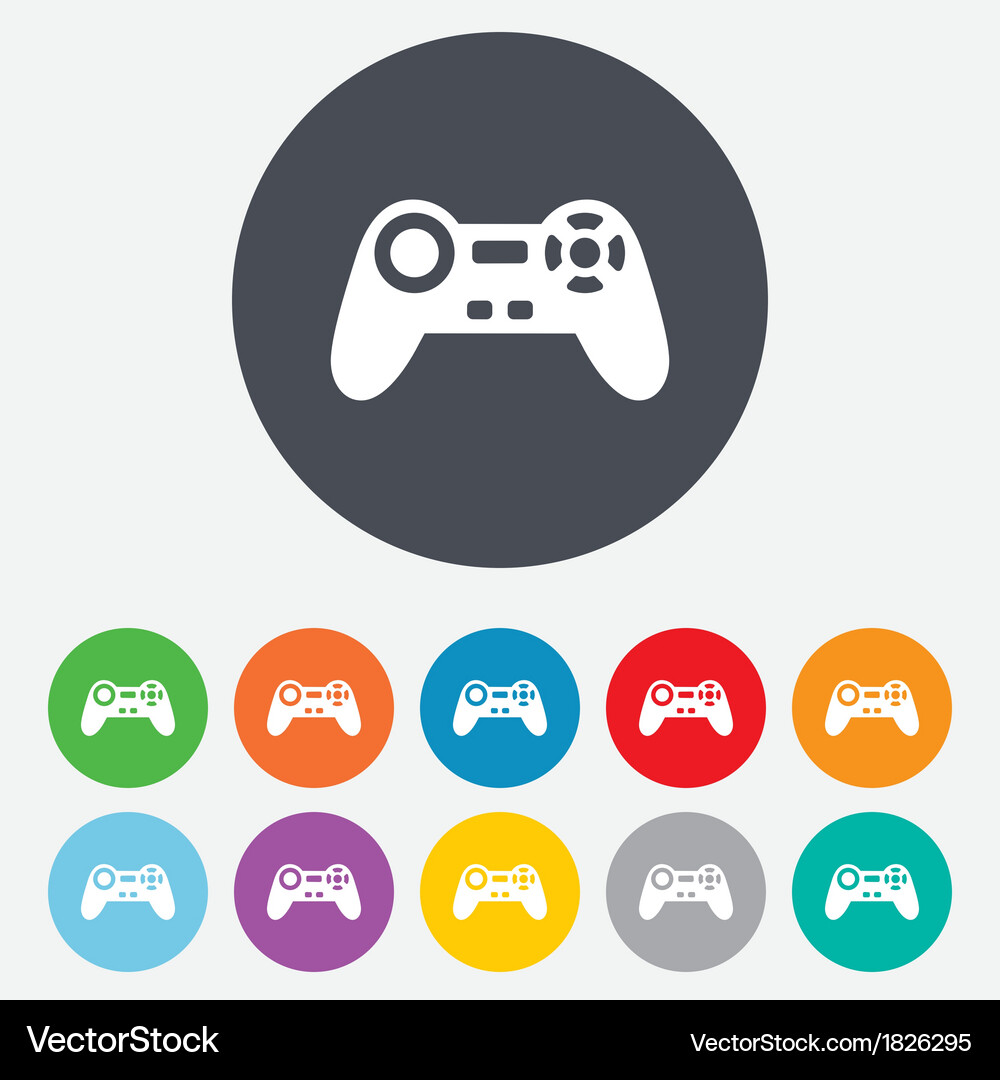 Joystick Icon - Game Controller Symbol Vector Image