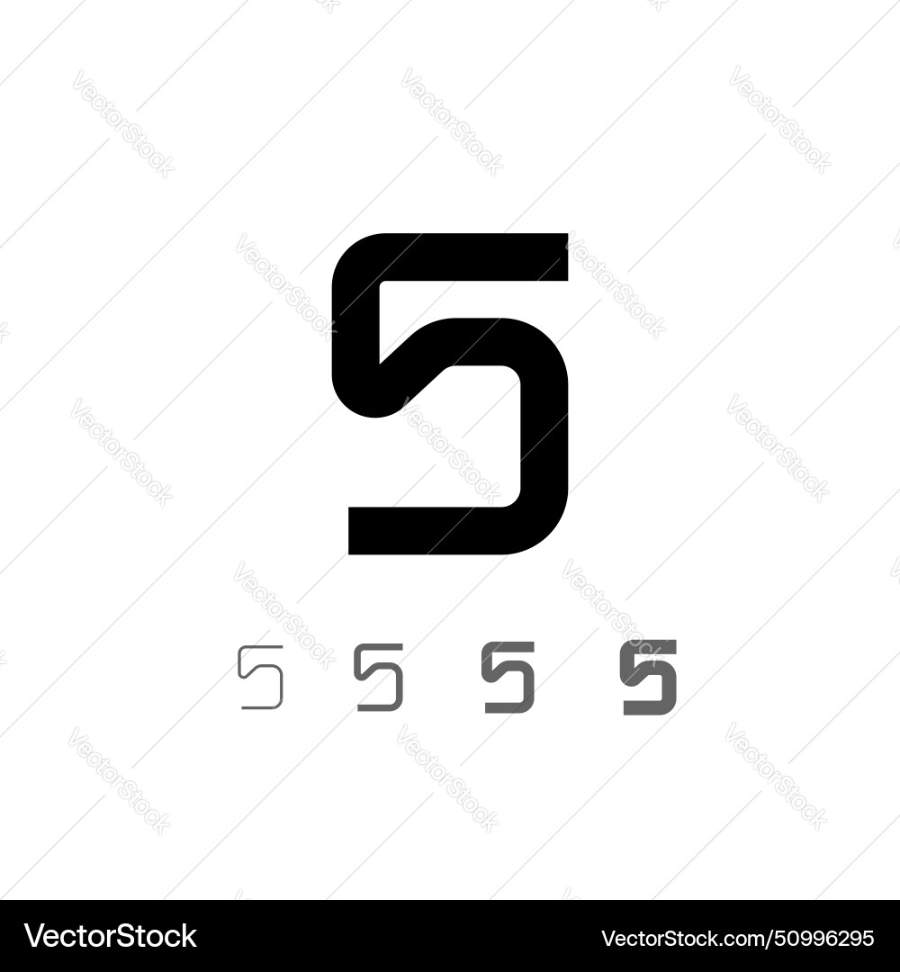Technical digital numbers set Vector Image