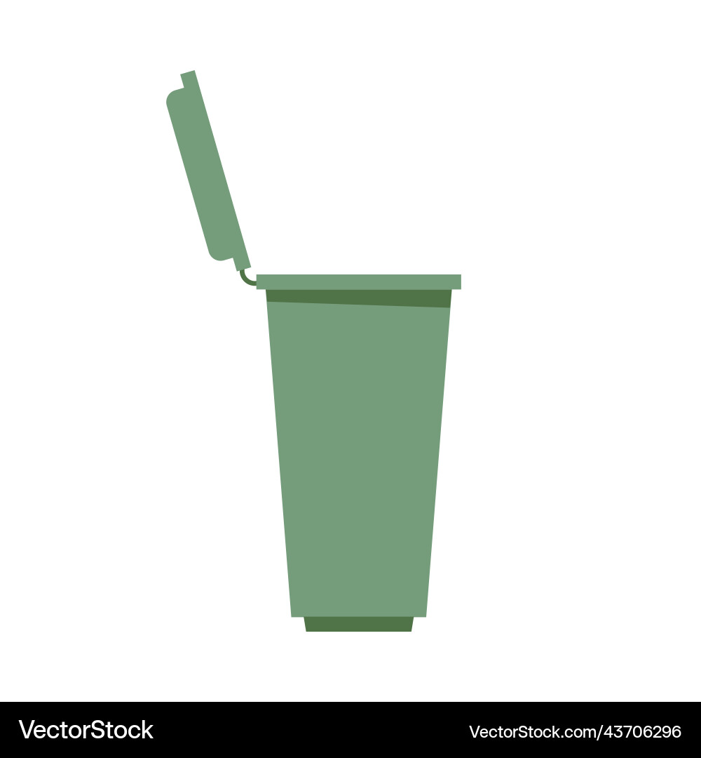 Bin for garbage container litter Bin for garbage container litter vector image