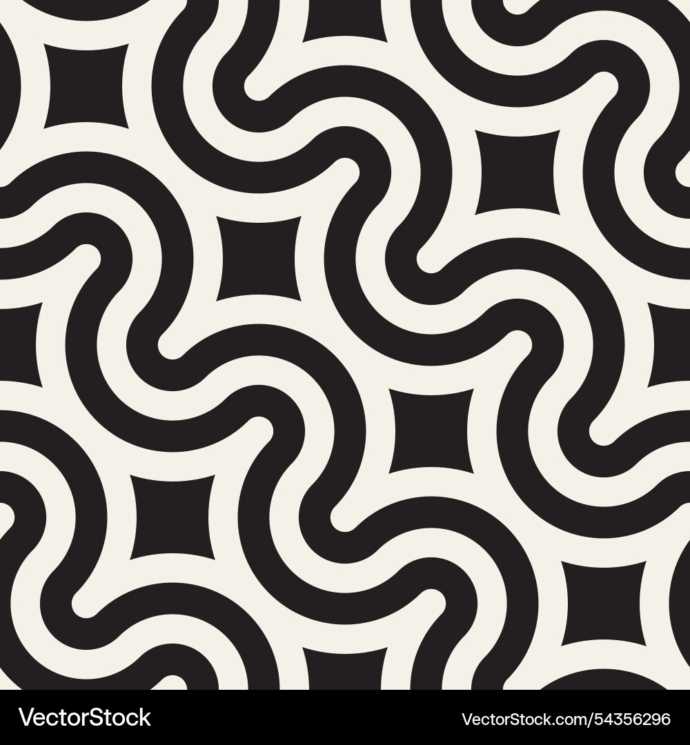 Seamless pattern repeating geometric elements Seamless pattern repeating geometric elements vector image