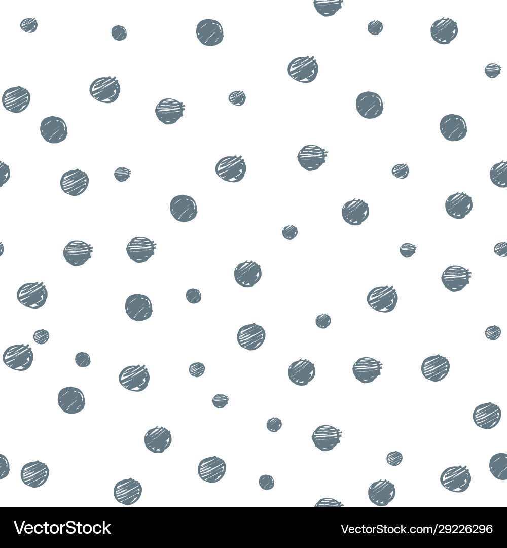 Silver painted random dots seamless pattern Silver painted random dots seamless pattern vector image