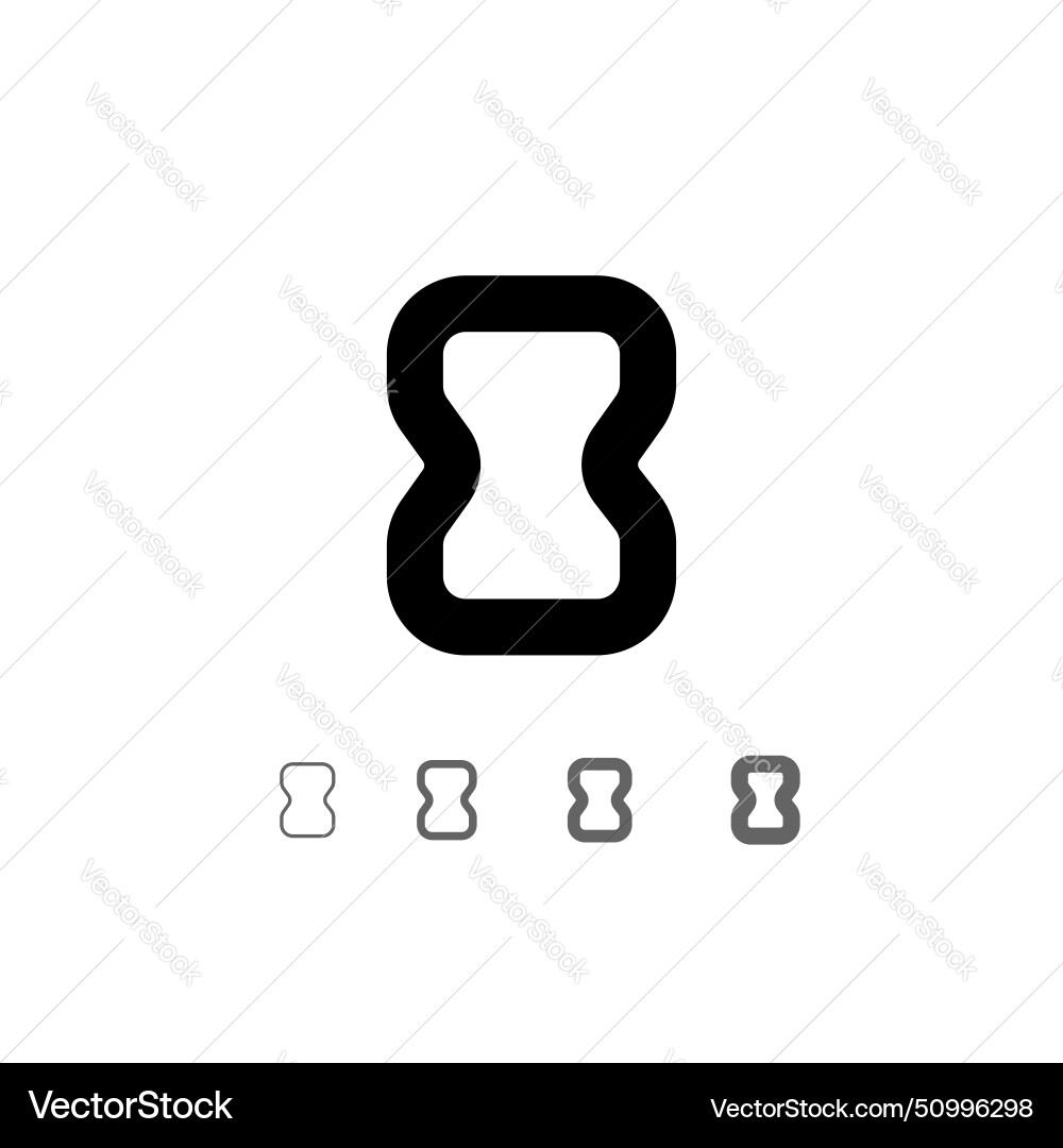 Technical digital numbers set Technical digital numbers set vector image