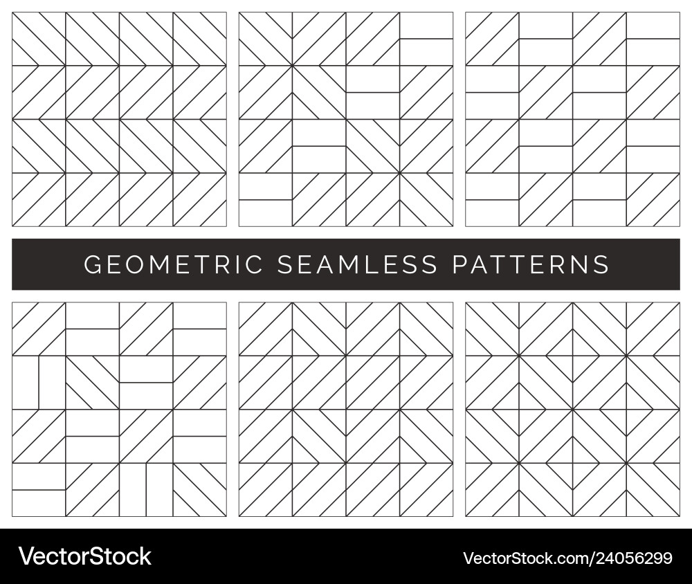 Geometric Abstract Patterns vector image