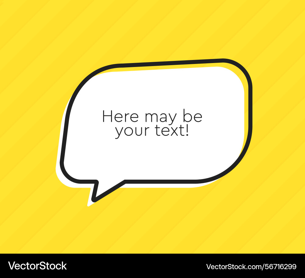 Speech bubble space for quote text frame message Speech bubble space for quote text frame message vector image