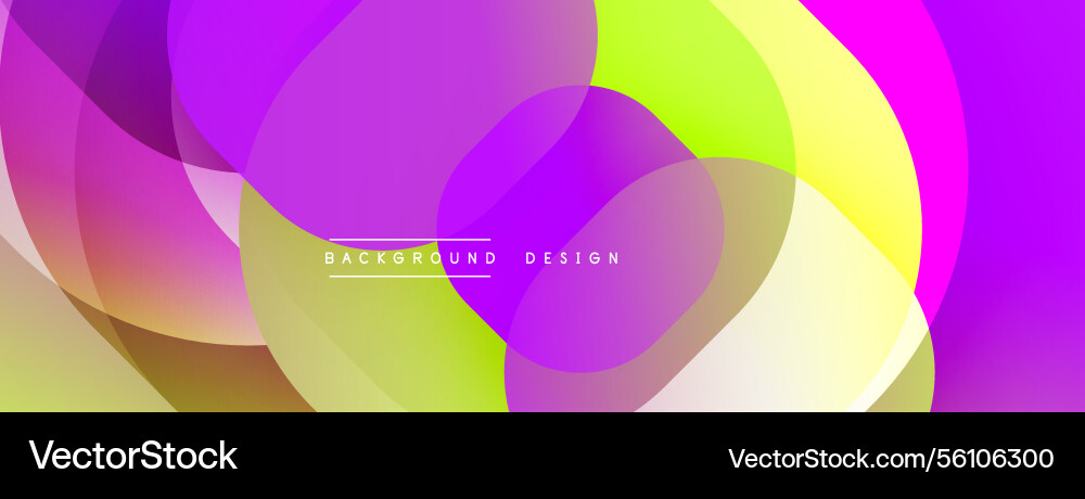 Abstract background with layered translucent vector image