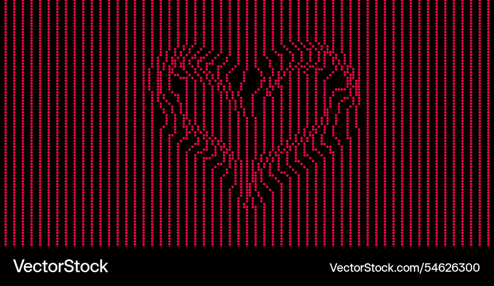 Abstract digital background with heart and dotted Abstract digital background with heart and dotted vector image