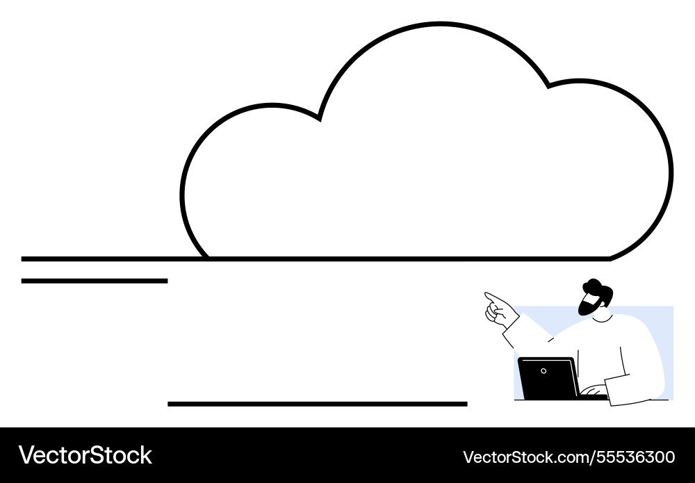 Cloud computing framework concept Cloud computing framework concept vector image