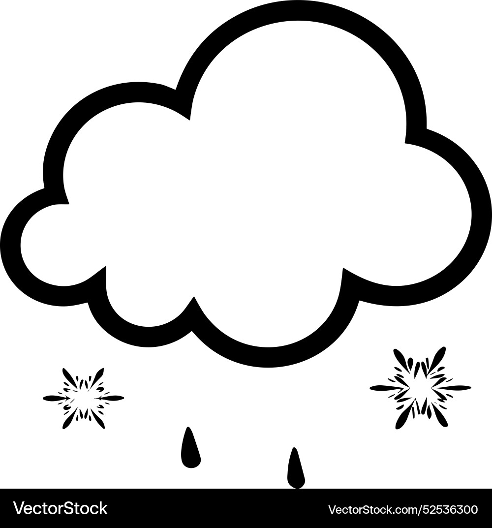 Cloud storage icon symbol image of the hosting Vector Image
