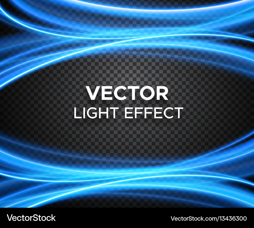 Dynamic Light Swirls on Checkered Background vector image