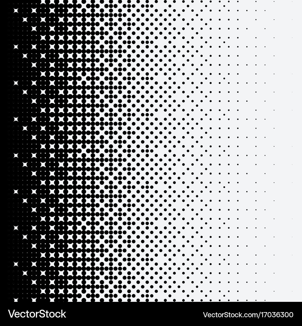 Halftone Dot Pattern vector image