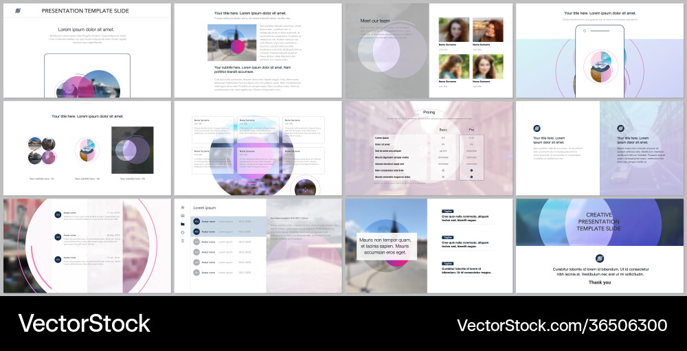 Presentation design templates multipurpose Presentation design templates multipurpose Vector Image