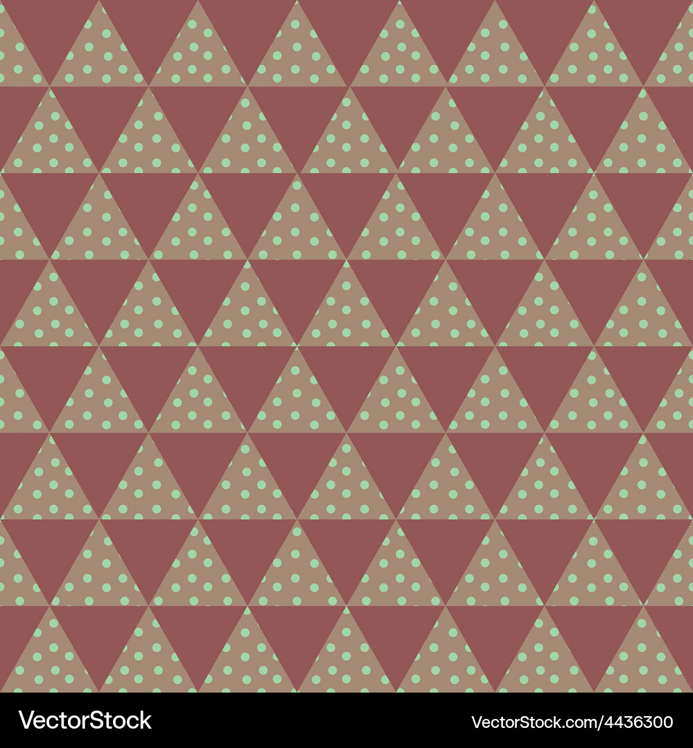 Red triangle pattern Vector Image