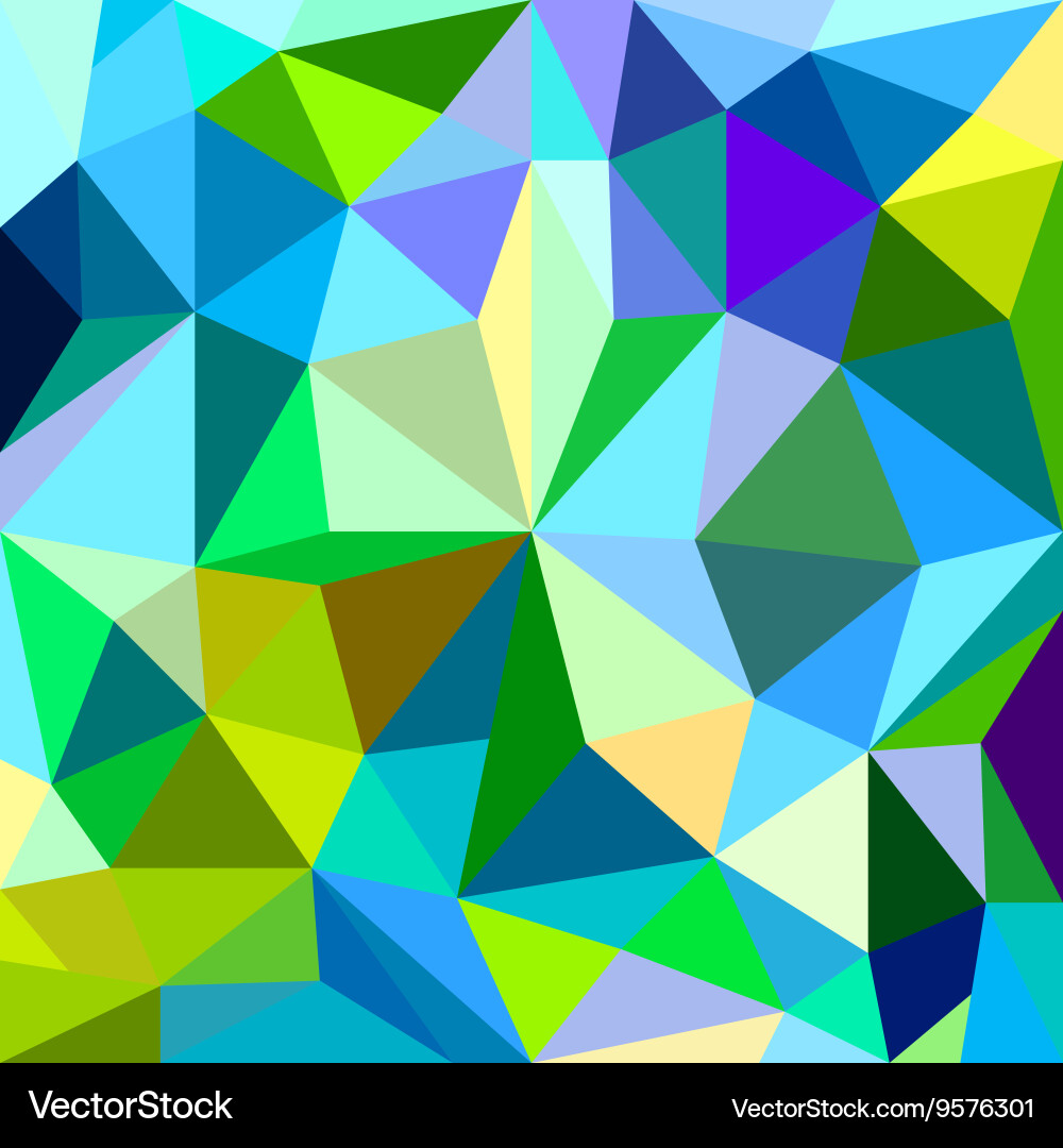 Geometric Color Blocks Background Vector Image
