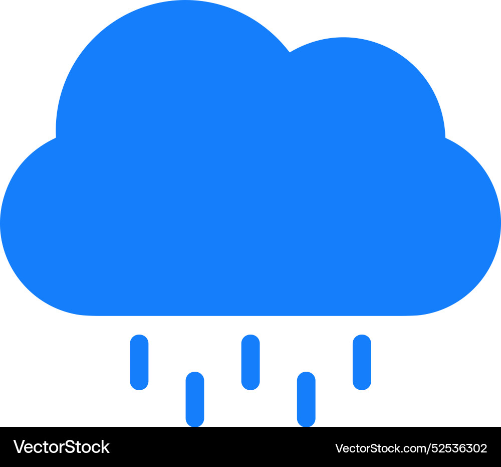 Cloud storage icon symbol image of the hosting Vector Image