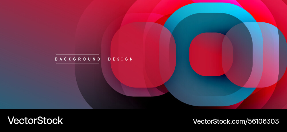 Abstract background with layered translucent Vector Image