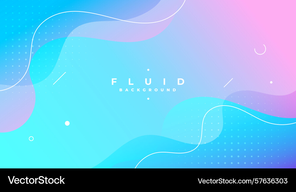 Smooth gradient abstract banner for modern vector image