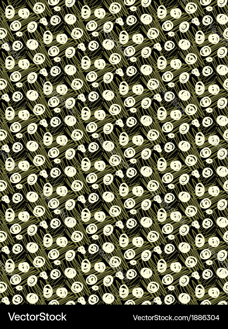 Artistic pattern with random strokes and dots Vector Image