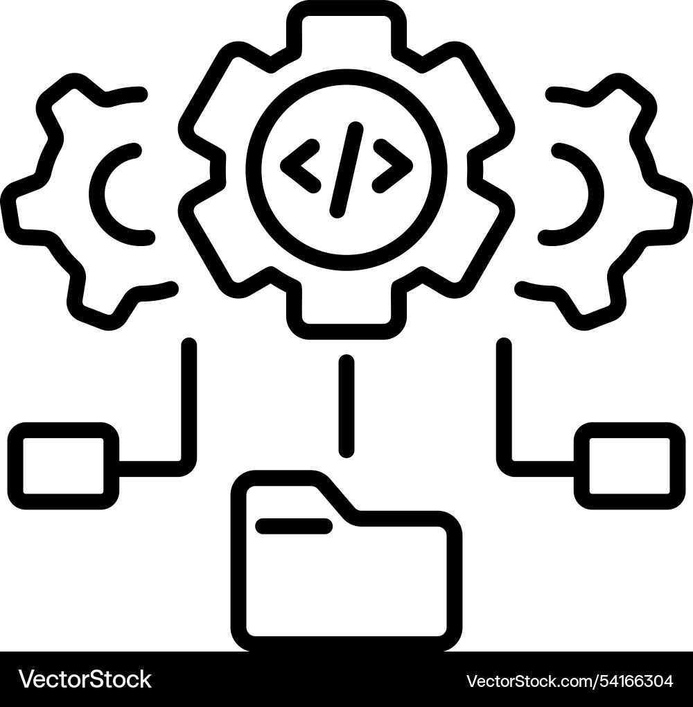 Code optimization Vector Image