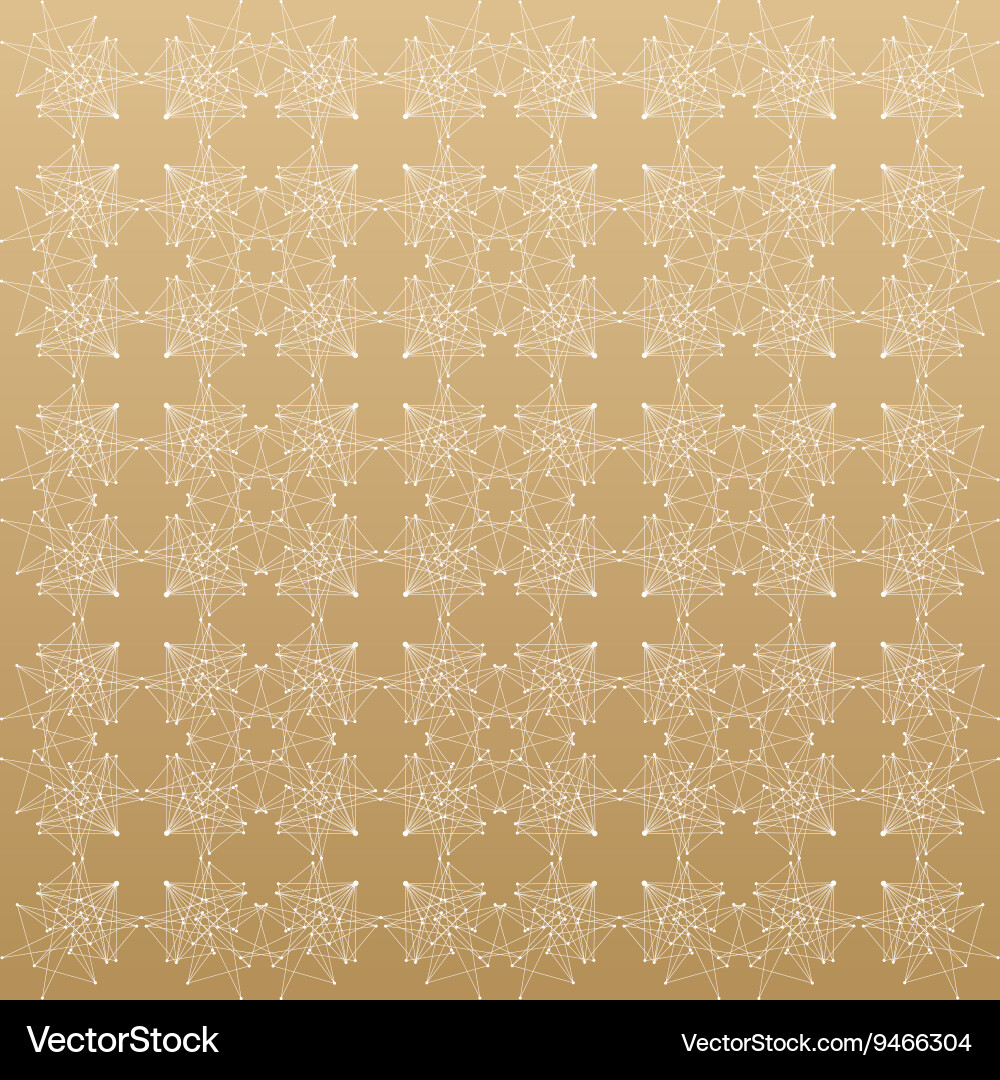 Geometric abstract background connected line vector image