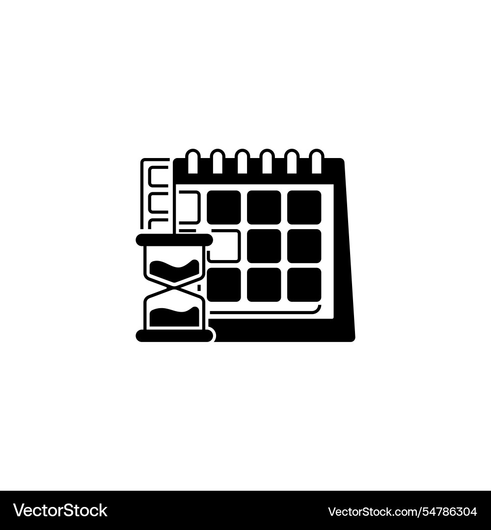Schedule line icon linear style sign for mobile Schedule line icon linear style sign for mobile vector image